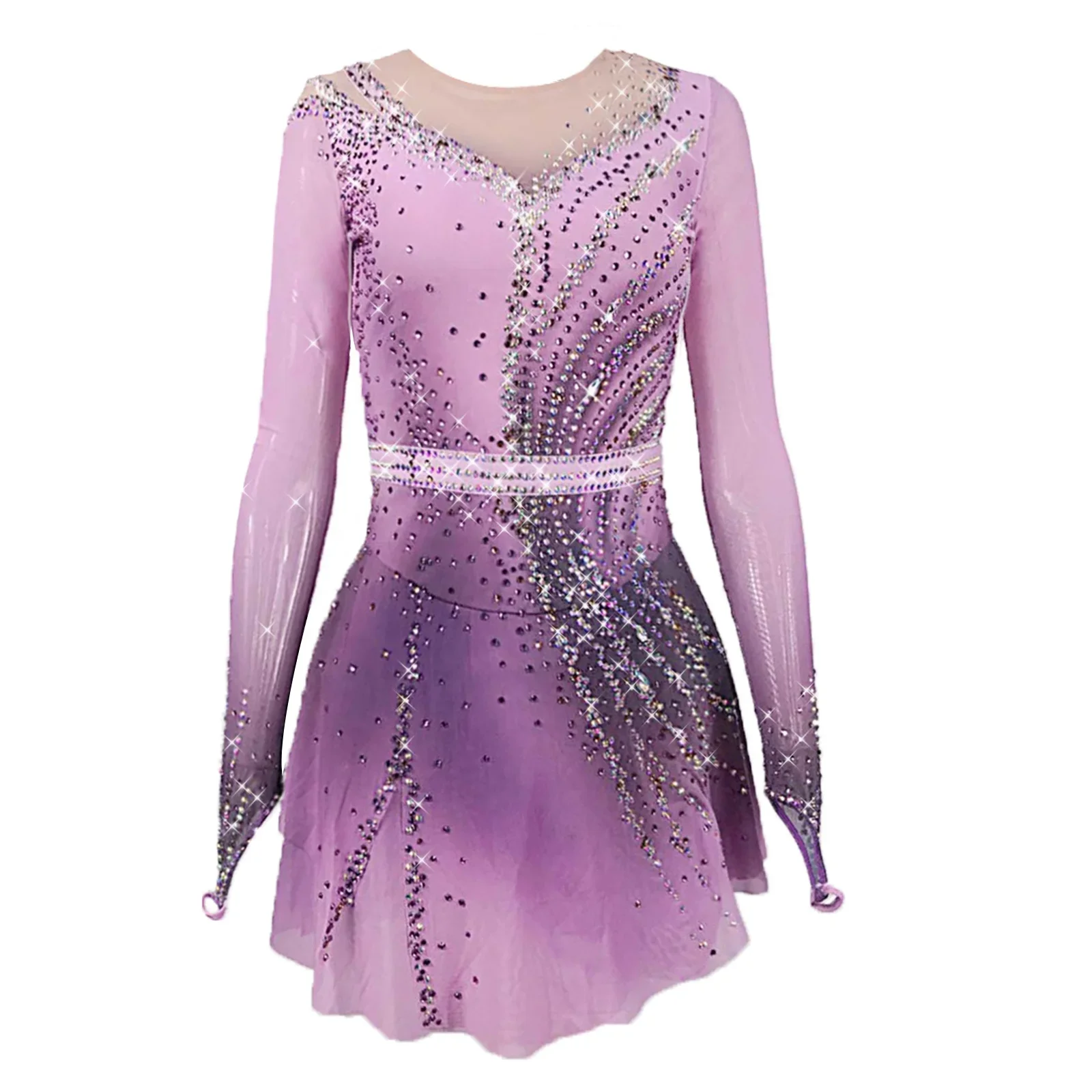 Ice Skating Dress Girls kids dance dress Long Sleeves Competition belly Performance Wear
Ice Skating Dress Girls kids dance dress Long Sleeves Competition belly Performance Wear