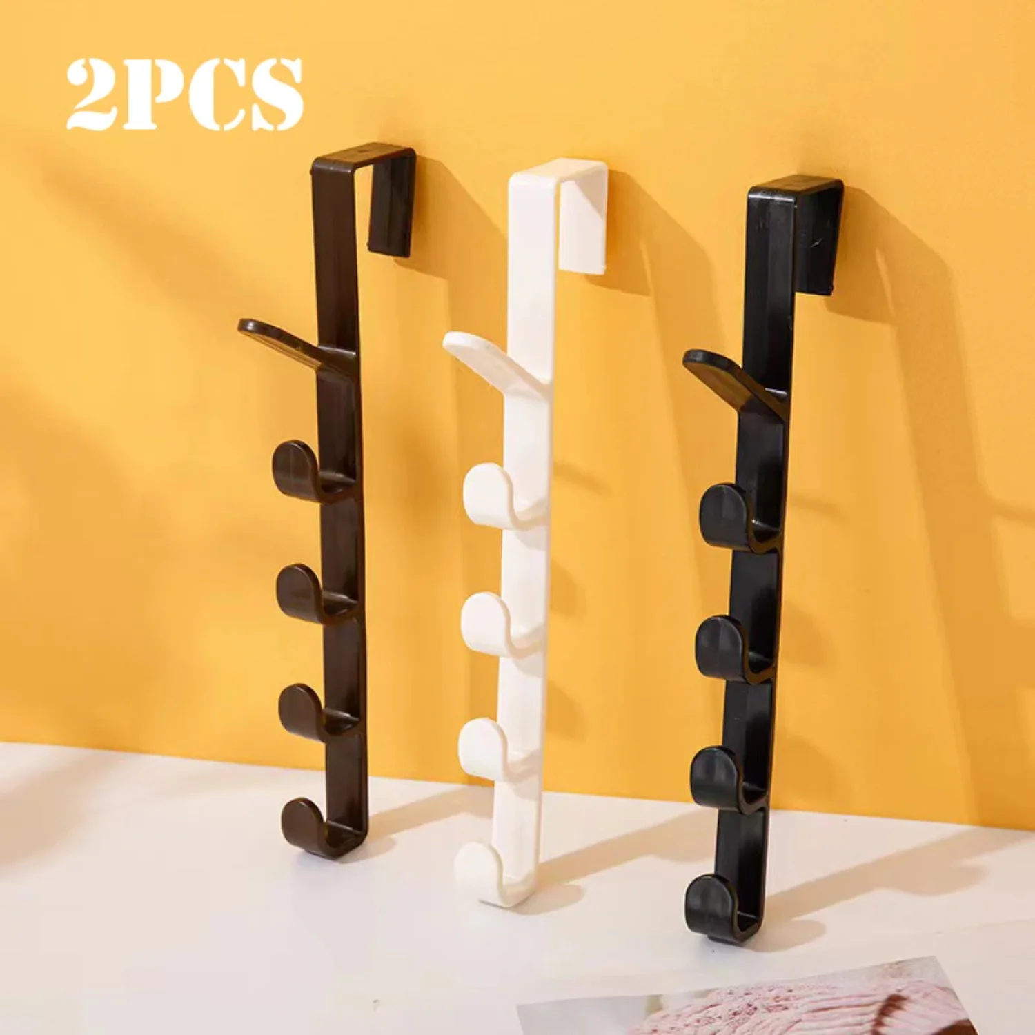 1/2pcs Multifunctional 5 Portable Wardrobe Coat Hook Bathroom Behind The Door Towel Hanger
1/2pcs Multifunctional 5 Portable Wardrobe Coat Hook Bathroom Behind The Door Towel Hanger