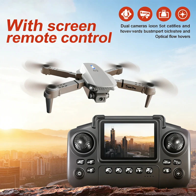 Новый профессиональный квадрокоптер E88 2026 года с двумя HD-камерами 4K, широкоугольной камерой, складной, для детей, игрушка-самолет
Новый профессиональный квадрокоптер E88 2026 года с двумя HD-камерами 4K, широкоугольной камерой, складной, для детей, игрушка-самолет