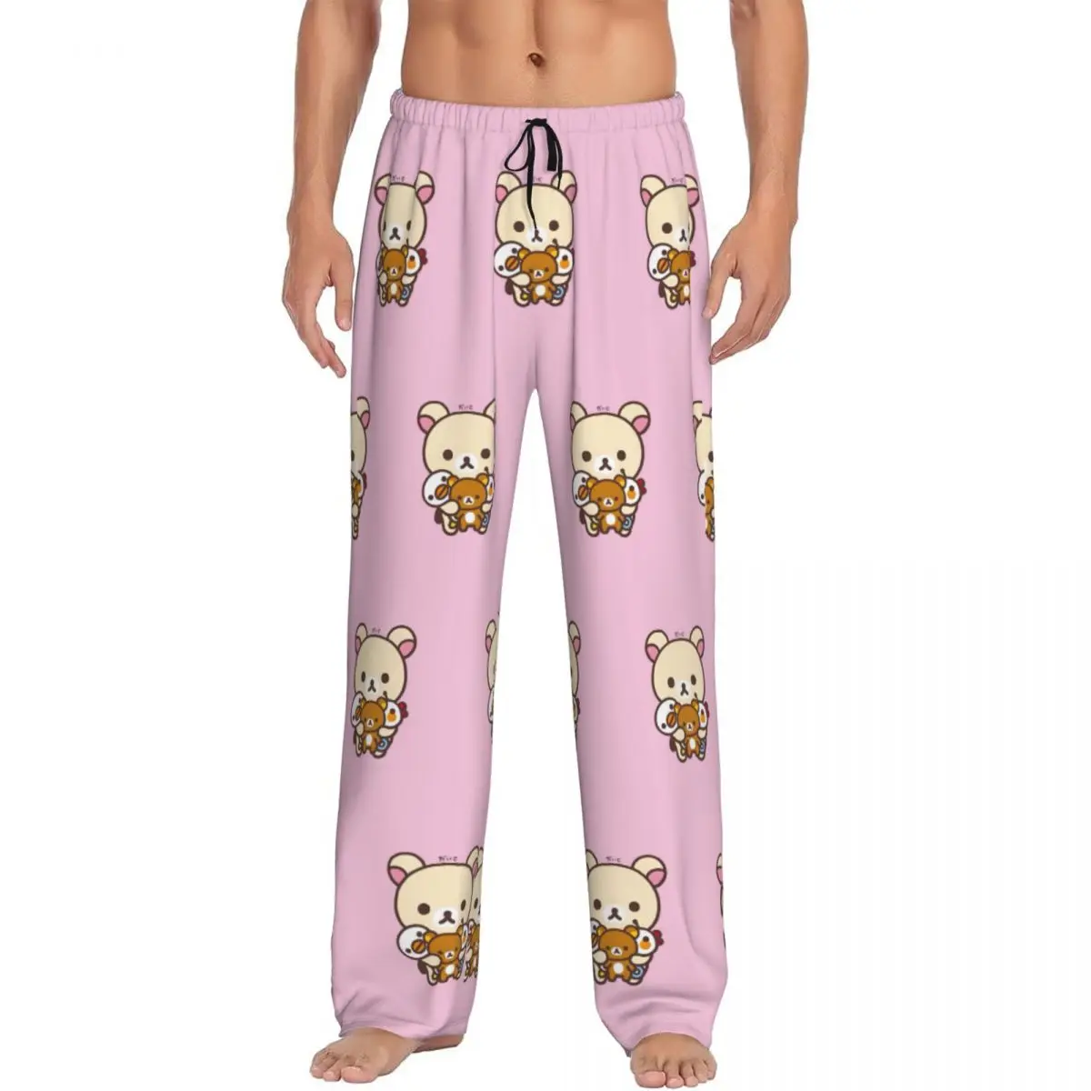 Custom Men Rilakkuma Pajama Pants Print Teddy Bear Sleep Sleepwear Bottoms with Pockets
Custom Men Rilakkuma Pajama Pants Print Teddy Bear Sleep Sleepwear Bottoms with Pockets