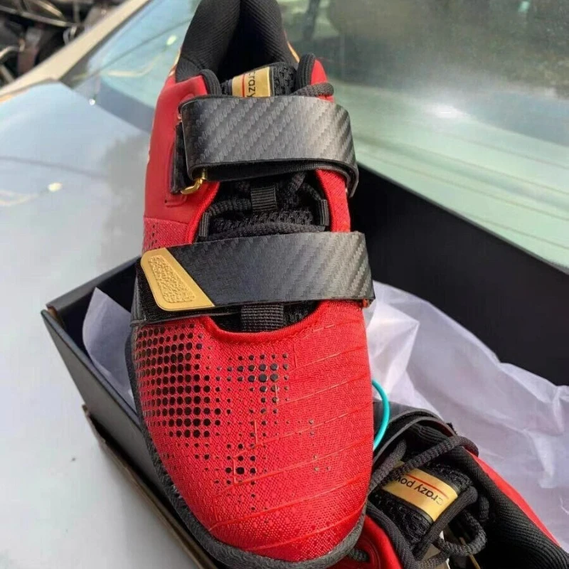 Professional Men Weight Lifting Shoes Black Red Indoor Gym Shoes Mens Designer Squat Hard Pull Shoes Comfortable Sports Shoe
Professional Men Weight Lifting Shoes Black Red Indoor Gym Shoes Mens Designer Squat Hard Pull Shoes Comfortable Sports Shoe