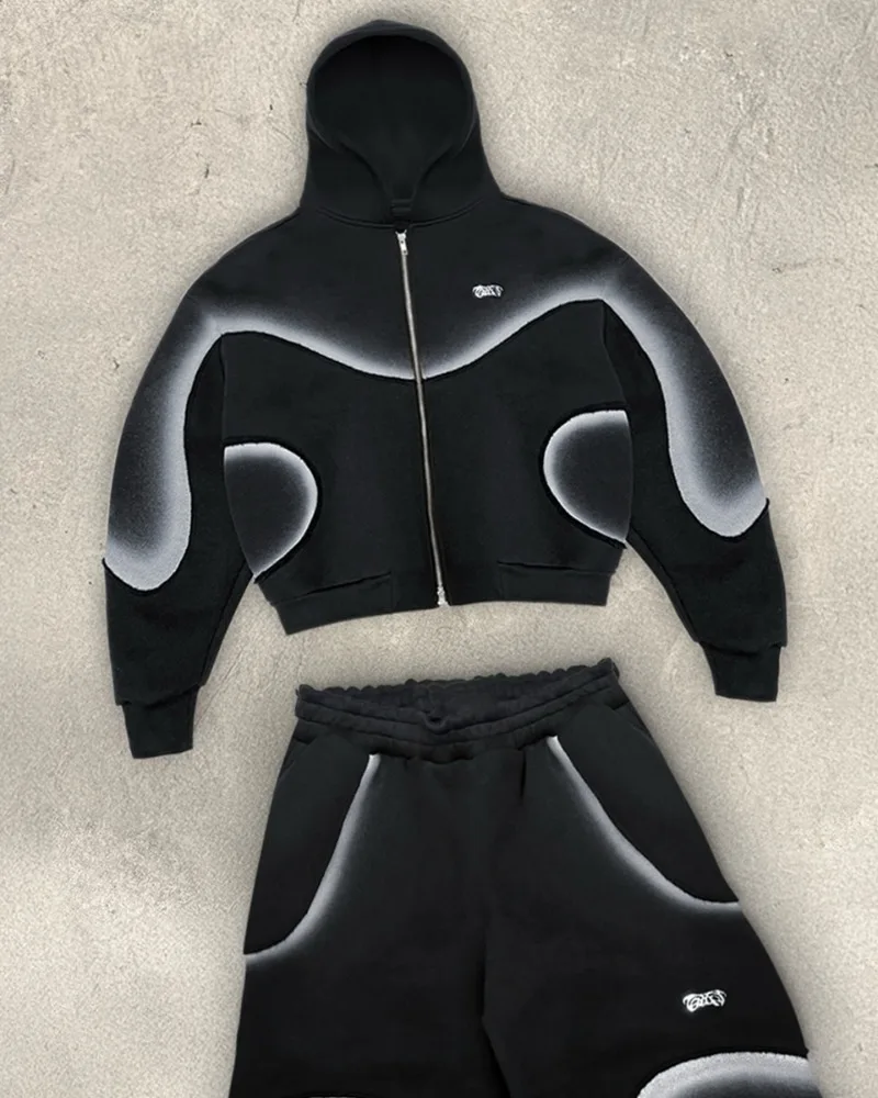 Fashionable Simple Trendy Brand High Street Loose Casual Hoodie Y2k Goth Harajuku Retro Striped Zipper Sweatshirt Men Women
Fashionable Simple Trendy Brand High Street Loose Casual Hoodie Y2k Goth Harajuku Retro Striped Zipper Sweatshirt Men Women