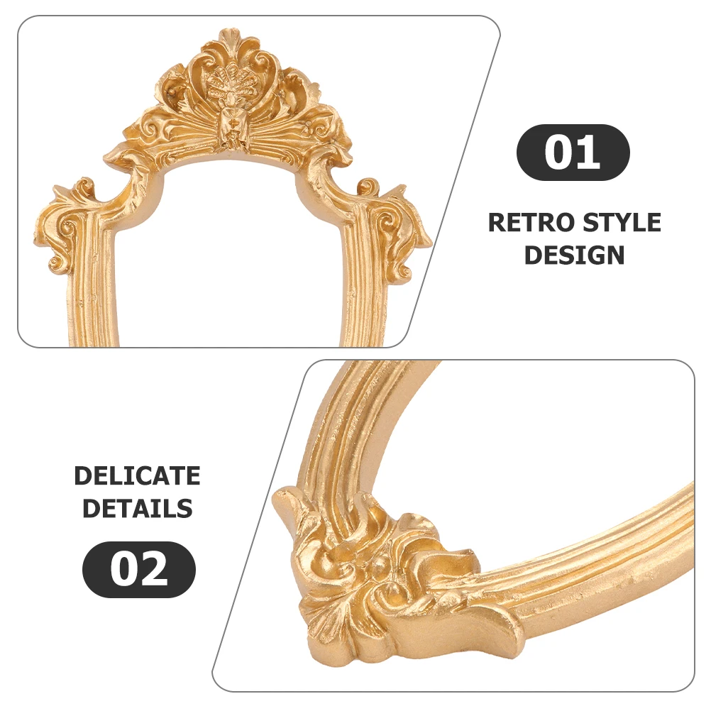 3pcs Mini Photo Frame Vintage Golden Resin Decorative Retro Small Picture Frames for Jewelry Display Home Ornaments
3pcs Mini Photo Frame Vintage Golden Resin Decorative Retro Small Picture Frames for Jewelry Display Home Ornaments