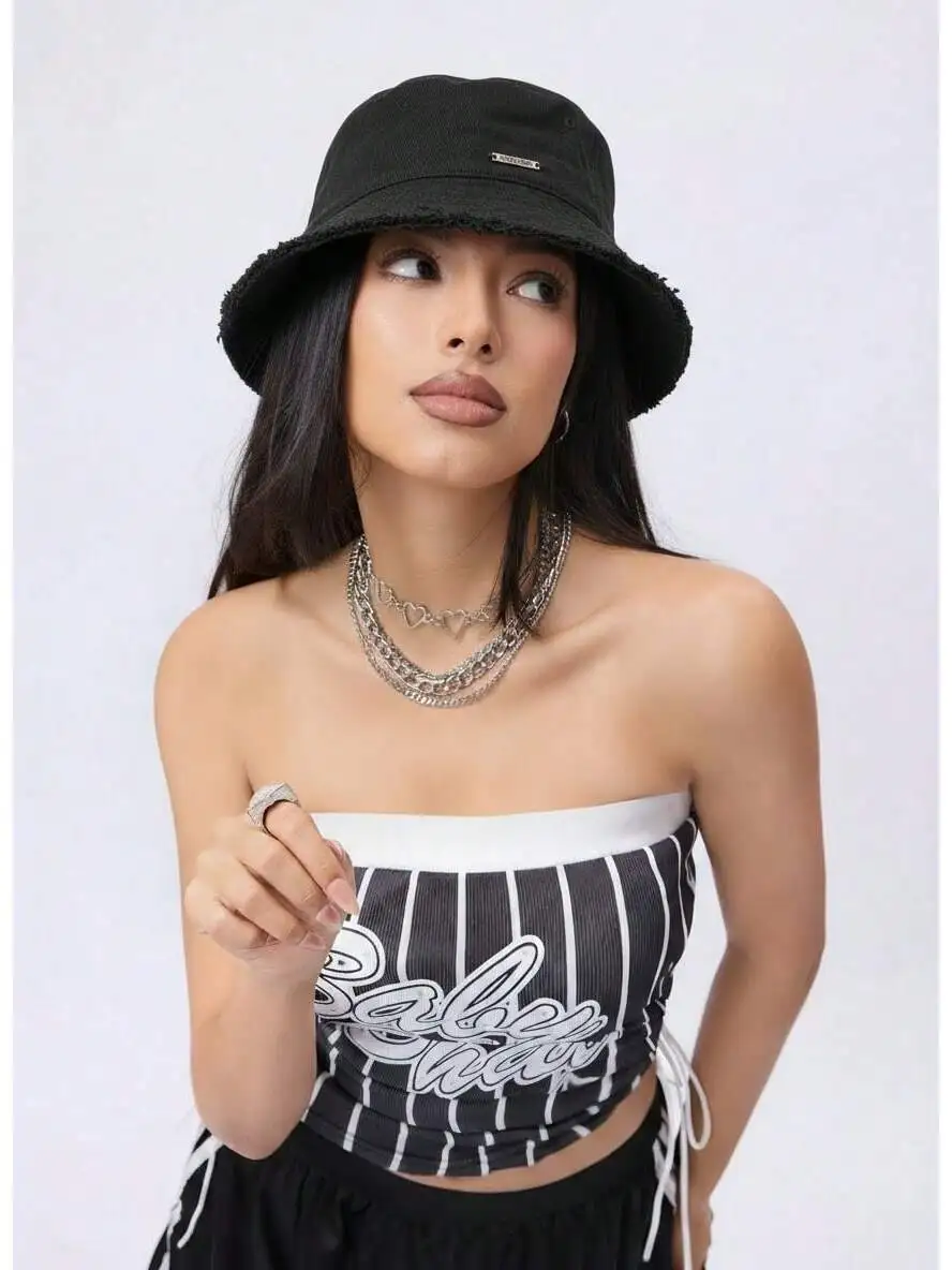 Fashion Wide Brim Bucket Hat For Women UV Protection Casual Travel Hat
Fashion Wide Brim Bucket Hat For Women UV Protection Casual Travel Hat