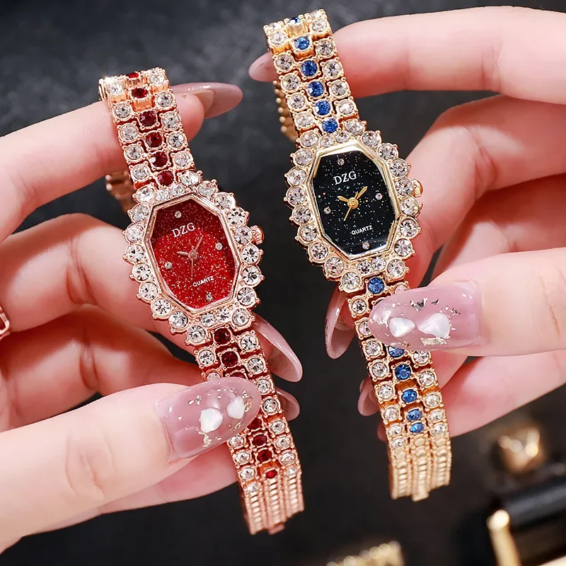 Fashion Frosted Multicolor Women's Watch Rhinestone Luxury Watch Ladies Bracelet Quartz Wristwatches Female Clock No Braclet
Fashion Frosted Multicolor Women's Watch Rhinestone Luxury Watch Ladies Bracelet Quartz Wristwatches Female Clock No Braclet