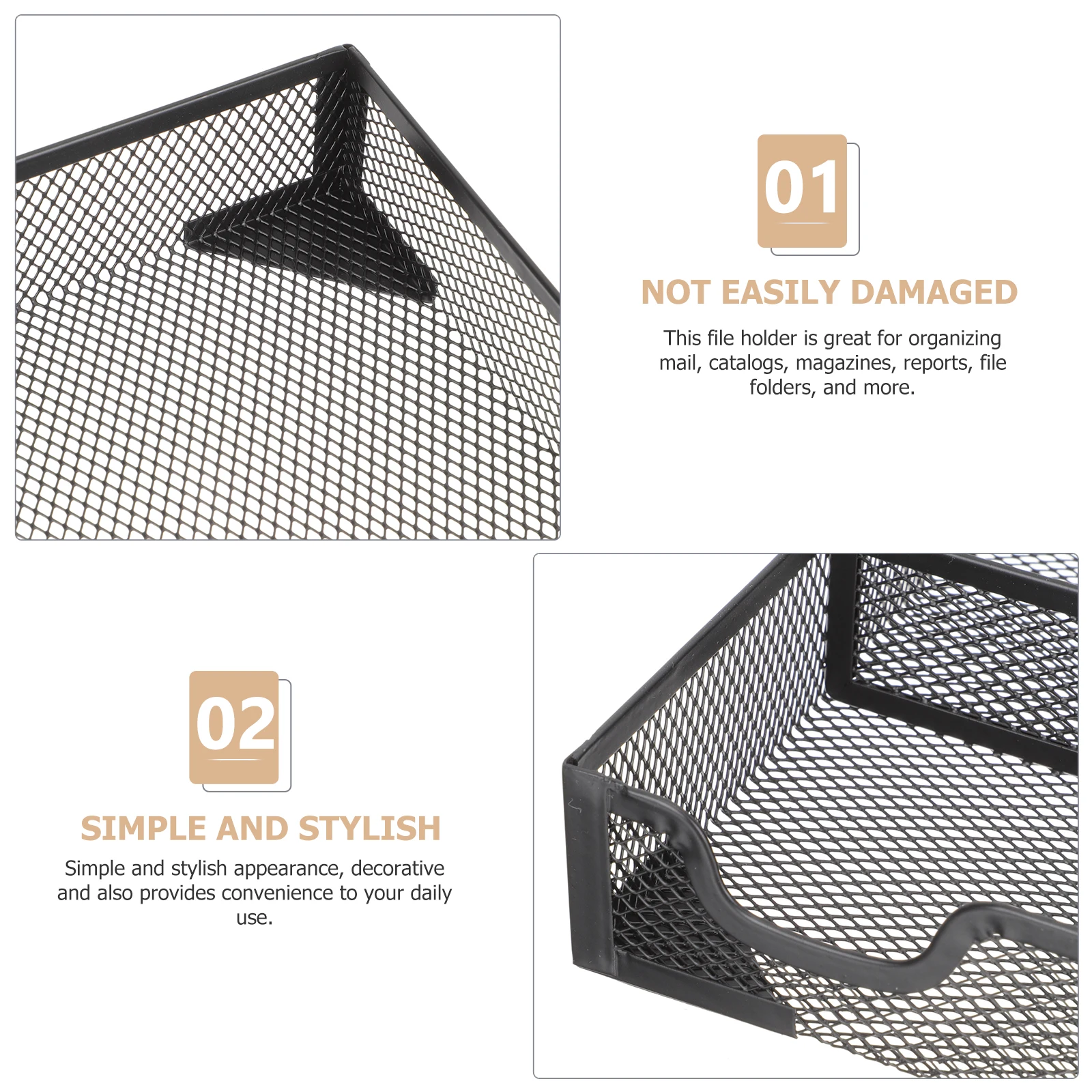 Premium Metal Desktop File Organizer Wear-Resistant Book Magazine Holder With Internal Partitions Multi-Function Storage
Premium Metal Desktop File Organizer Wear-Resistant Book Magazine Holder With Internal Partitions Multi-Function Storage