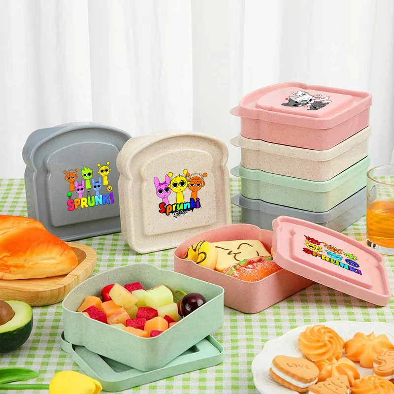 Sprunkis Bento Lunch Box Cartoon Game Pattern Printed Lunchbox Students Portable Food Storage Containers Birthday Party Gifts
Sprunkis Bento Lunch Box Cartoon Game Pattern Printed Lunchbox Students Portable Food Storage Containers Birthday Party Gifts