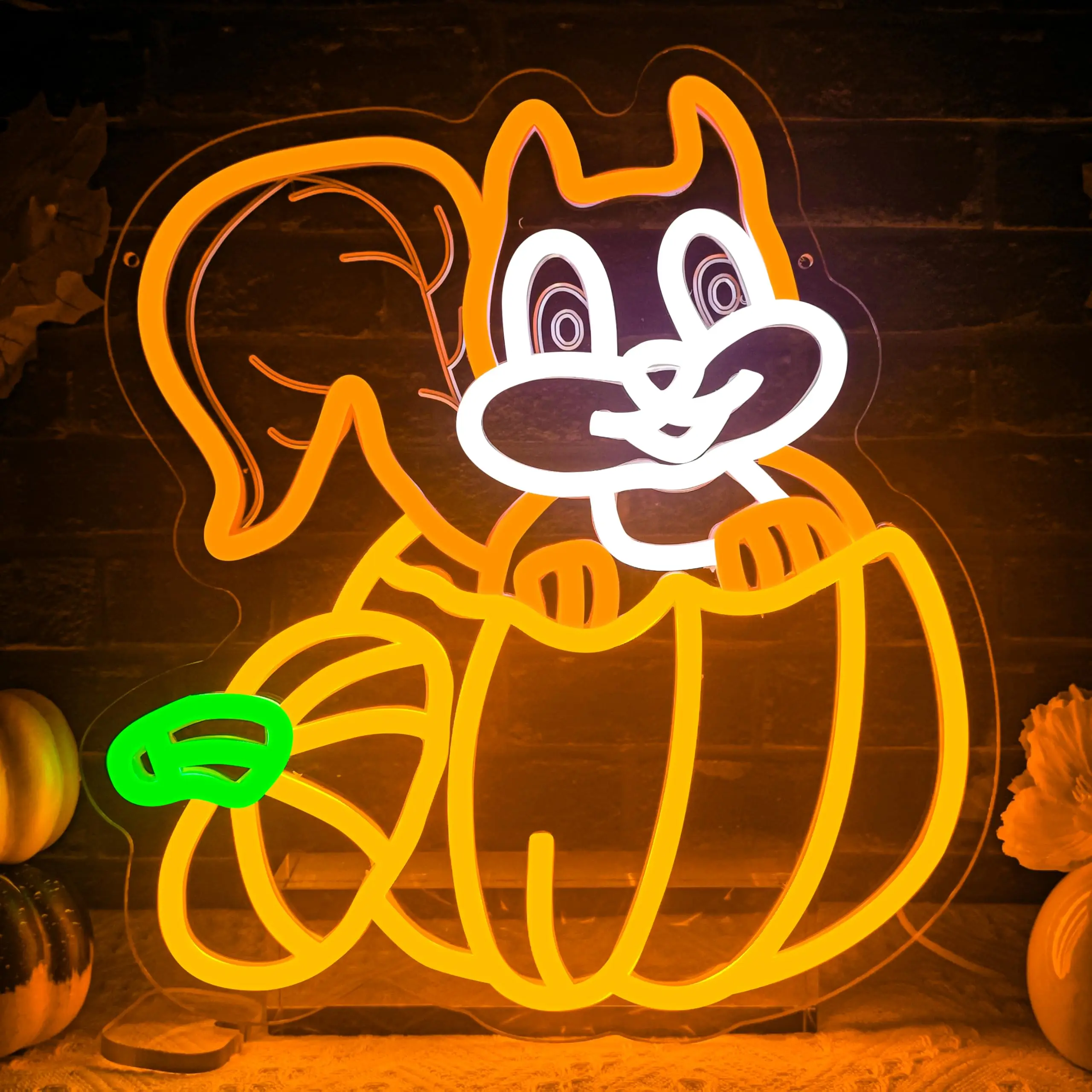 Squirrel Thanksgiving Pumpkin Neon Sign Dimmable for Home Hello Fall Neon Sign with for Window Indoor Thanksgiving Bedroom
Squirrel Thanksgiving Pumpkin Neon Sign Dimmable for Home Hello Fall Neon Sign with for Window Indoor Thanksgiving Bedroom