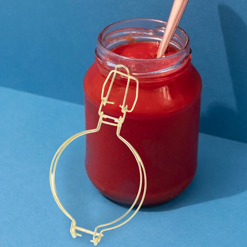 6pcs Stainless Steel Sealing Clips For Glass Jars Wear Resistant Easy Open Close Compact Lightweight Portable Kitchen
6pcs Stainless Steel Sealing Clips For Glass Jars Wear Resistant Easy Open Close Compact Lightweight Portable Kitchen