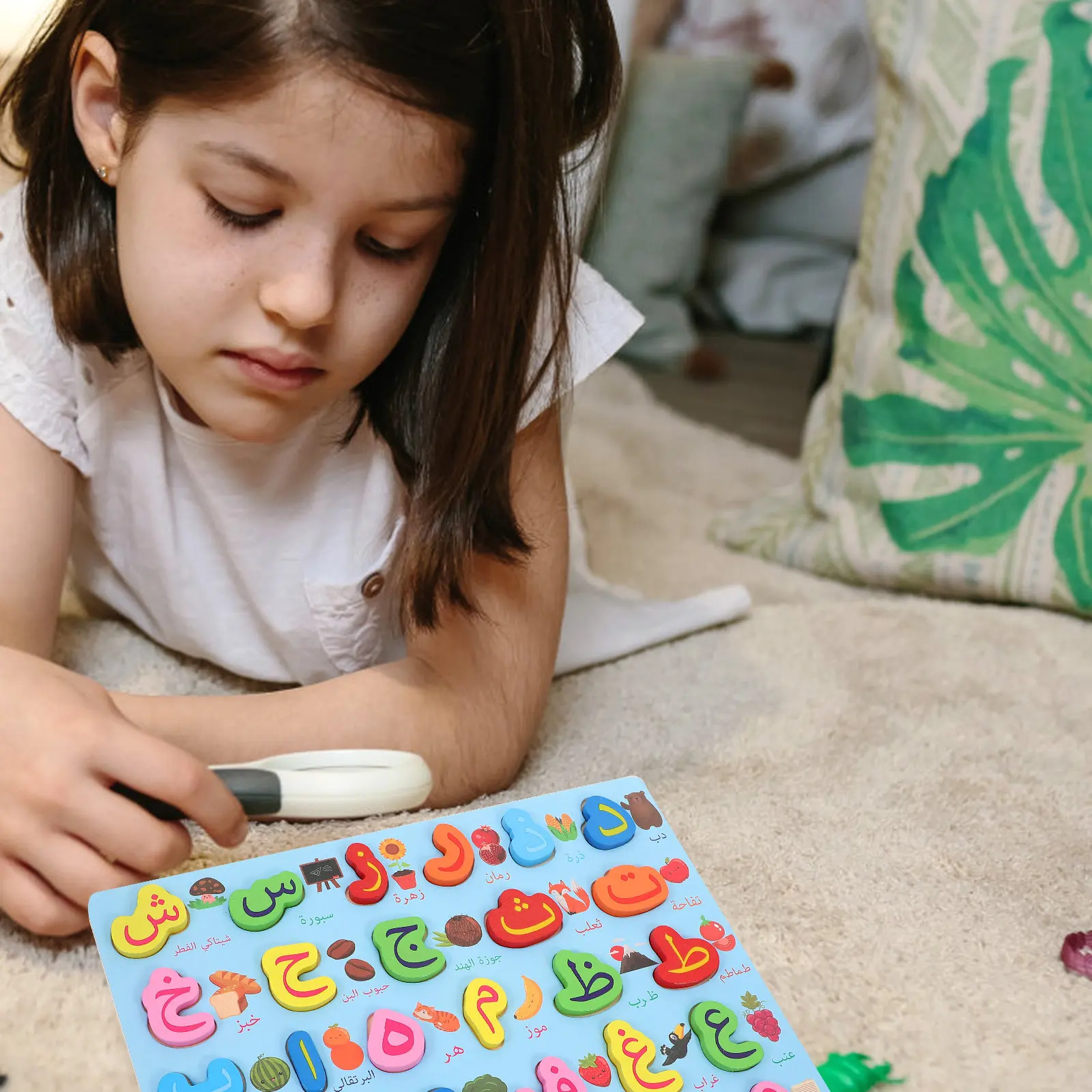 1Set Arabic Alphabet Puzzle Board Early Education Matching Play Cognitive Development Tool for Toddlers Preschool Learning
1Set Arabic Alphabet Puzzle Board Early Education Matching Play Cognitive Development Tool for Toddlers Preschool Learning