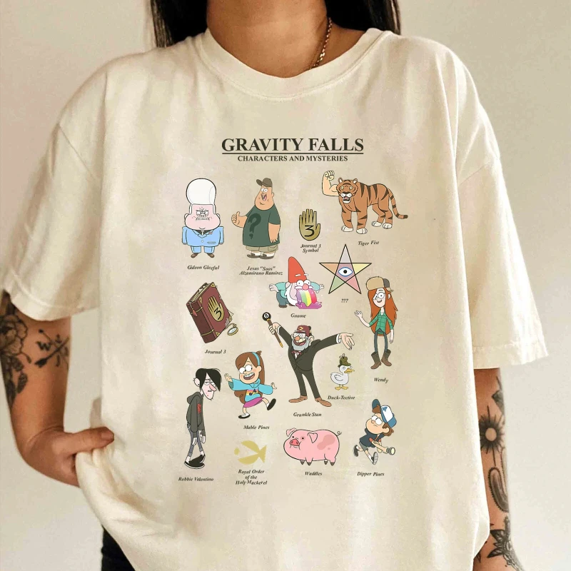 Gravity Falls Character And Mysteries Textbook Unisex Shirt Comfortable Graphic Y2K Vintage Size New Spring/Summer Arrivals
Gravity Falls Character And Mysteries Textbook Unisex Shirt Comfortable Graphic Y2K Vintage Size New Spring/Summer Arrivals