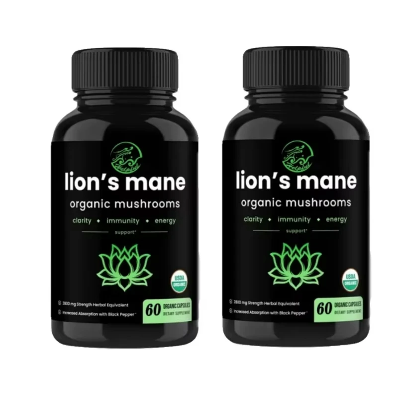 Lions Mane Mushroom Supplements Support Memory and Focus,Vegan Cordyceps,Immune System and Lingzhi Mushroom Capsules
Lions Mane Mushroom Supplements Support Memory and Focus,Vegan Cordyceps,Immune System and Lingzhi Mushroom Capsules
