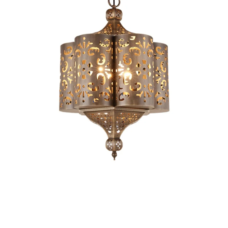 LED copper lamps American hotel bar chandelier bedroom lamp balcony lamp retro hollow
LED copper lamps American hotel bar chandelier bedroom lamp balcony lamp retro hollow