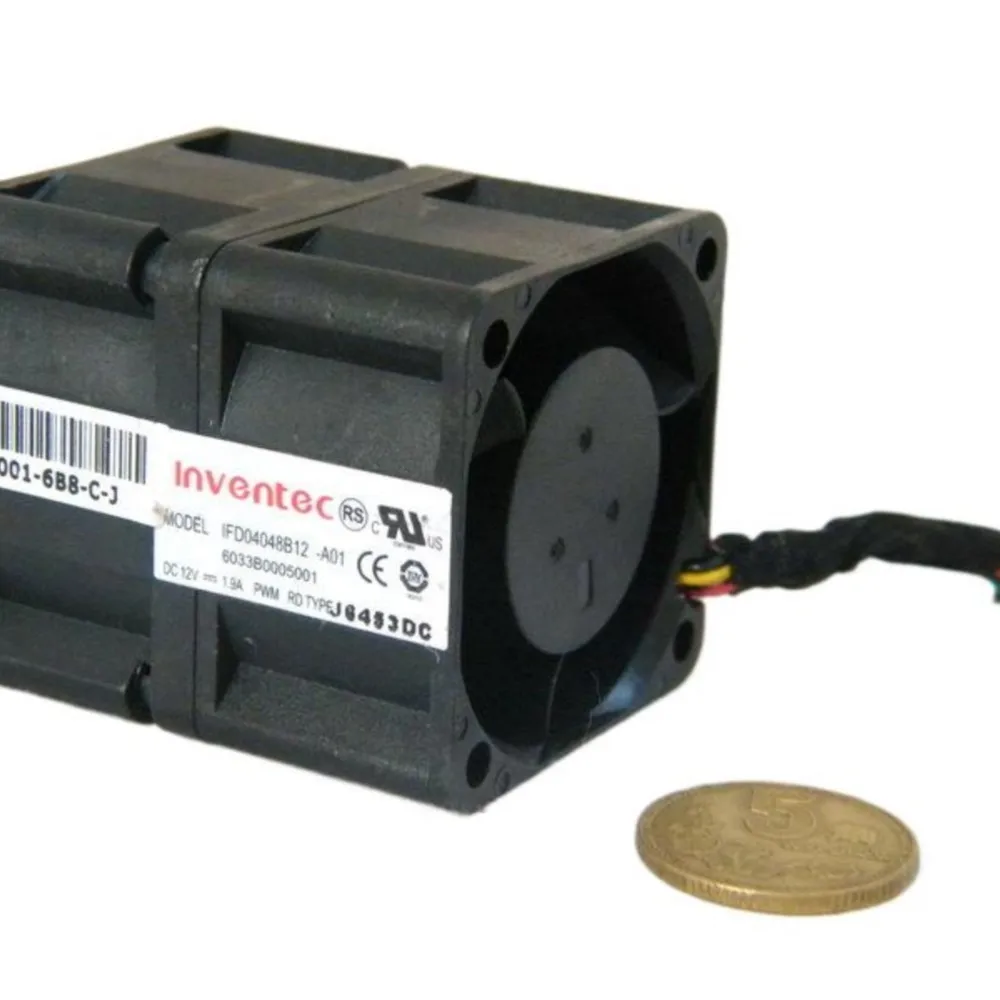 IFD04048B12-A01 Ultra Violence DC 12V 1.9A 4CM Server Inverter High Speed Airflow Cooling Fan 6033B0005001
IFD04048B12-A01 Ultra Violence DC 12V 1.9A 4CM Server Inverter High Speed Airflow Cooling Fan 6033B0005001