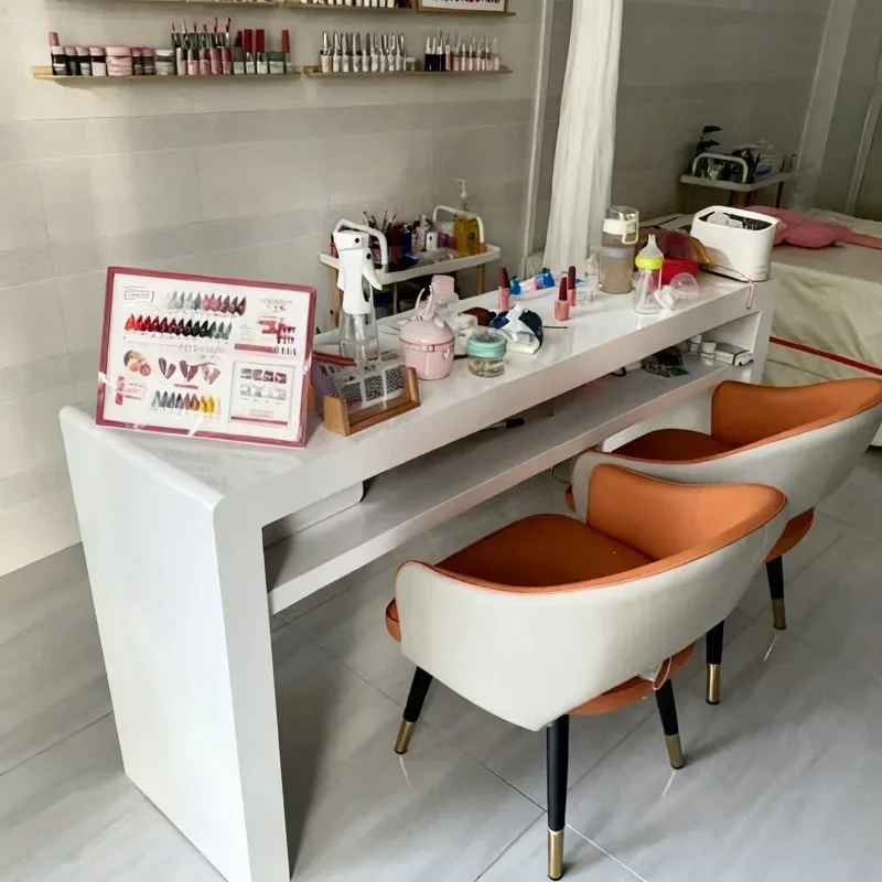 Designer Furniture Nail Tables Manicure Secretary Professional Nail Chair Beautician Decor Vanity Makeup Desk Masa Manichiura
Designer Furniture Nail Tables Manicure Secretary Professional Nail Chair Beautician Decor Vanity Makeup Desk Masa Manichiura