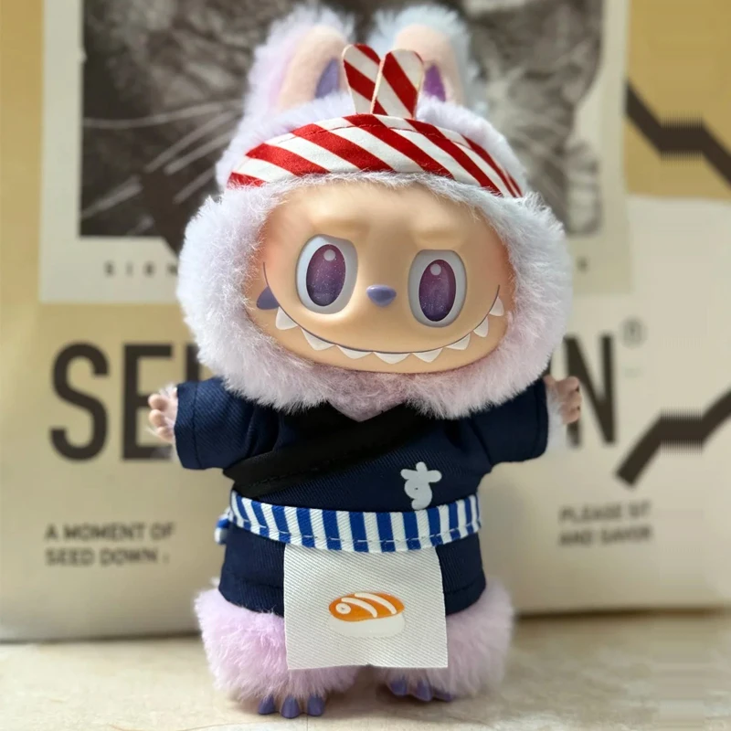 Cute 3.0 Labubu Clothes Of Sushi chef clothes For Labubu Big Into Energy Series Doll Outfit for Ropa Labubu Clothing Accessories
Cute 3.0 Labubu Clothes Of Sushi chef clothes For Labubu Big Into Energy Series Doll Outfit for Ropa Labubu Clothing Accessories