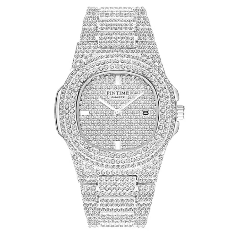 Gosasa Luxur Unisex Crstal Diamond Watches Big Face Women's Men's Quart Watch Stainless Steel Bracelet Band
Gosasa Luxur Unisex Crstal Diamond Watches Big Face Women's Men's Quart Watch Stainless Steel Bracelet Band