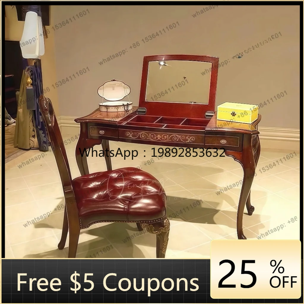 W2 Туалетный столик из массива дерева, ручная роспись, американский средневековый европейский столик для макияжа, туалетный столик для хранения в стиле ретро
W2 Туалетный столик из массива дерева, ручная роспись, американский средневековый европейский столик для макияжа, туалетный столик для хранения в стиле ретро