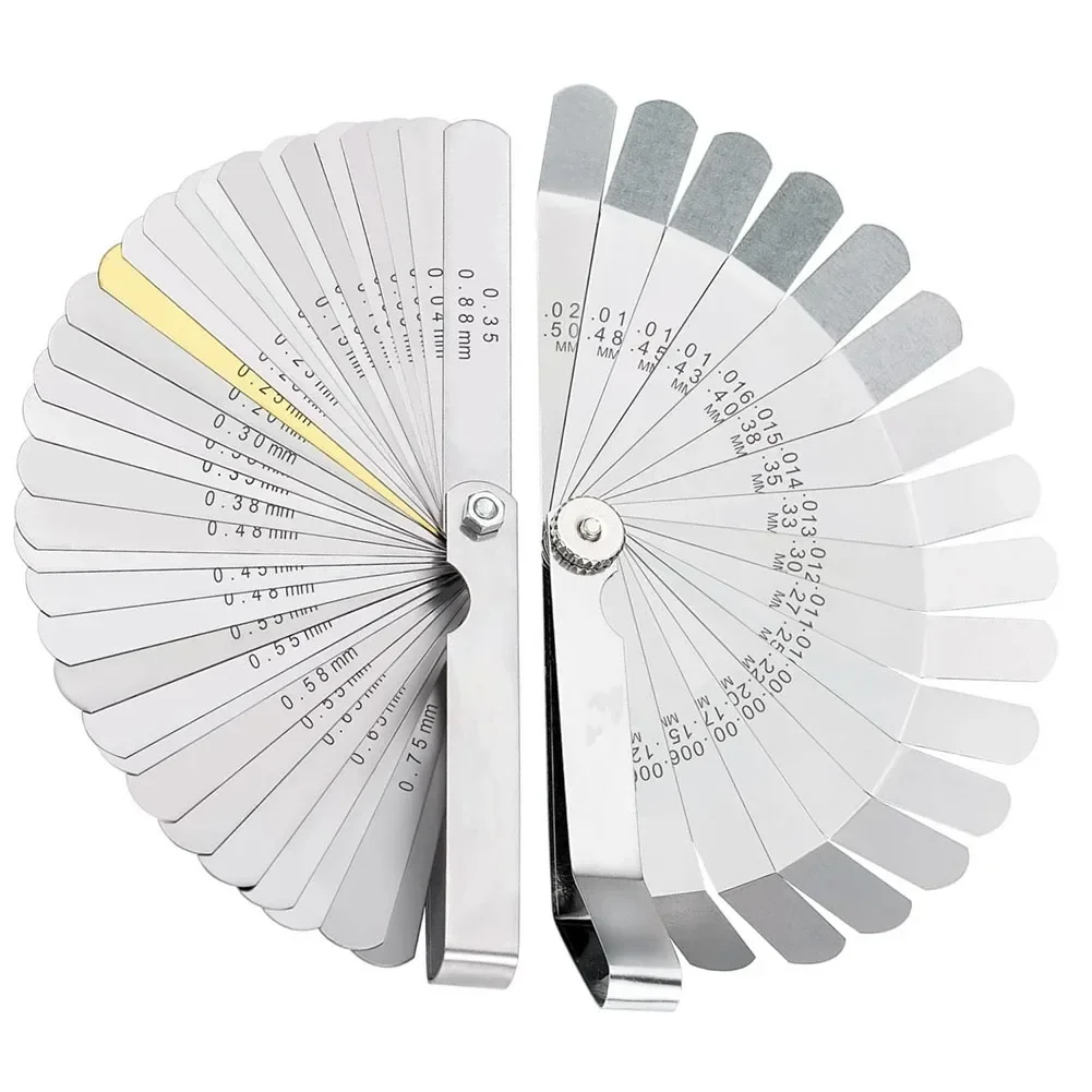 Accurate Gap Measuring Tool Automotive Measurement Feeler Gauge Set Accurate Gap Measurement Clear Size Markings
Accurate Gap Measuring Tool Automotive Measurement Feeler Gauge Set Accurate Gap Measurement Clear Size Markings