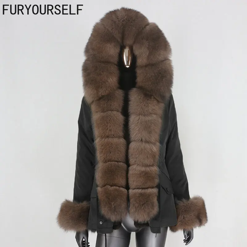 FURYOURSELF 2023 New Waterproof Short Parka Winter Jacket Women Real Fur Coat Natural Fox Fur Collar Hood Thick Warm Detachable
FURYOURSELF 2023 New Waterproof Short Parka Winter Jacket Women Real Fur Coat Natural Fox Fur Collar Hood Thick Warm Detachable