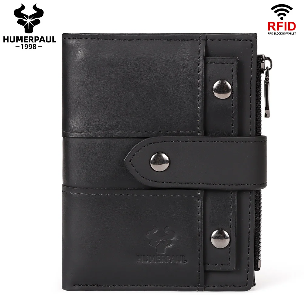 Women's double folding wallet, solid color, portable, first layer cowhide, large capacity
Women's double folding wallet, solid color, portable, first layer cowhide, large capacity