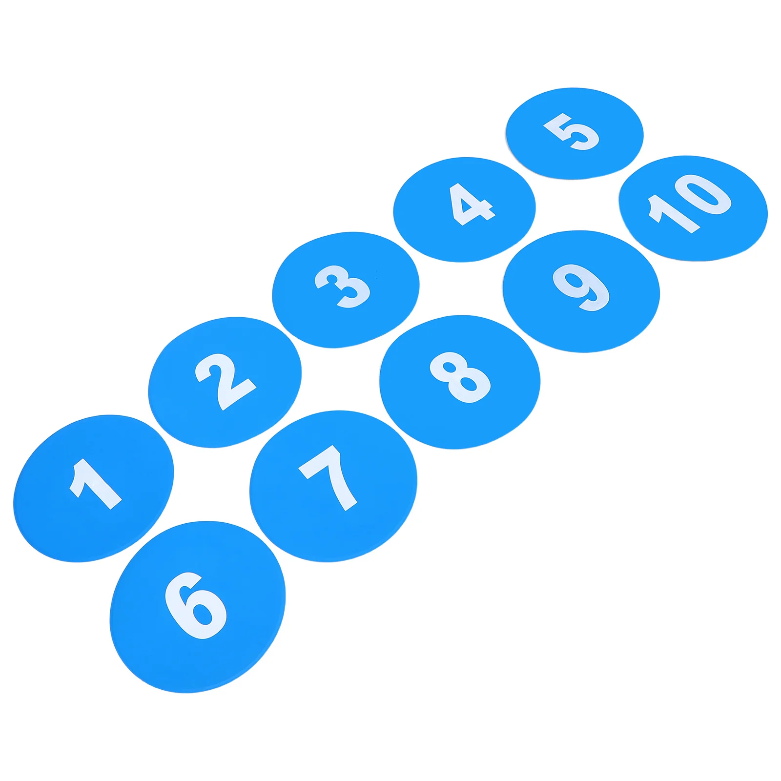 10Pcs Numbered Soccer Spot Markers 23cm Flat Discs Anti Slip Floor Dots for Sports Training Classroom Agility Drills
10Pcs Numbered Soccer Spot Markers 23cm Flat Discs Anti Slip Floor Dots for Sports Training Classroom Agility Drills