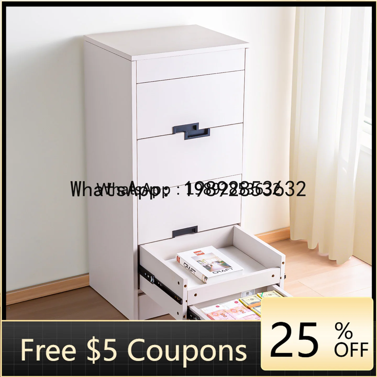 F2 Layered Hidden Compartment Five-Drawer Cabinet Drawer Storage Cabinet Living Room Wall-Mounted Side Cabinet
F2 Layered Hidden Compartment Five-Drawer Cabinet Drawer Storage Cabinet Living Room Wall-Mounted Side Cabinet