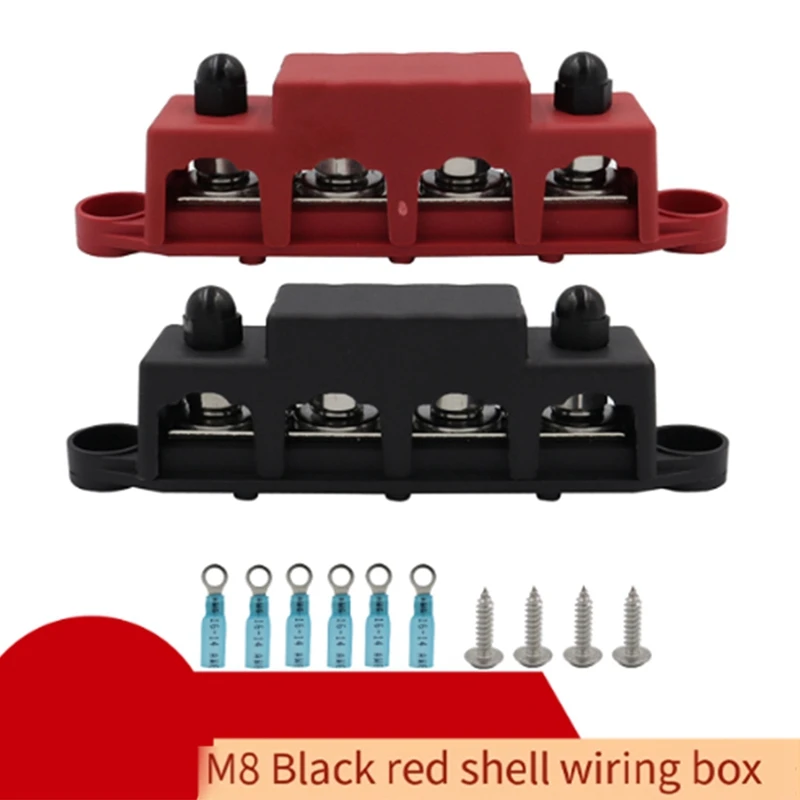 Busbar Box Plate 250A 4 Terminals High Current Busbar Cable Box Auto Max Connection Amplifier Power Box Parts Red M10
Busbar Box Plate 250A 4 Terminals High Current Busbar Cable Box Auto Max Connection Amplifier Power Box Parts Red M10