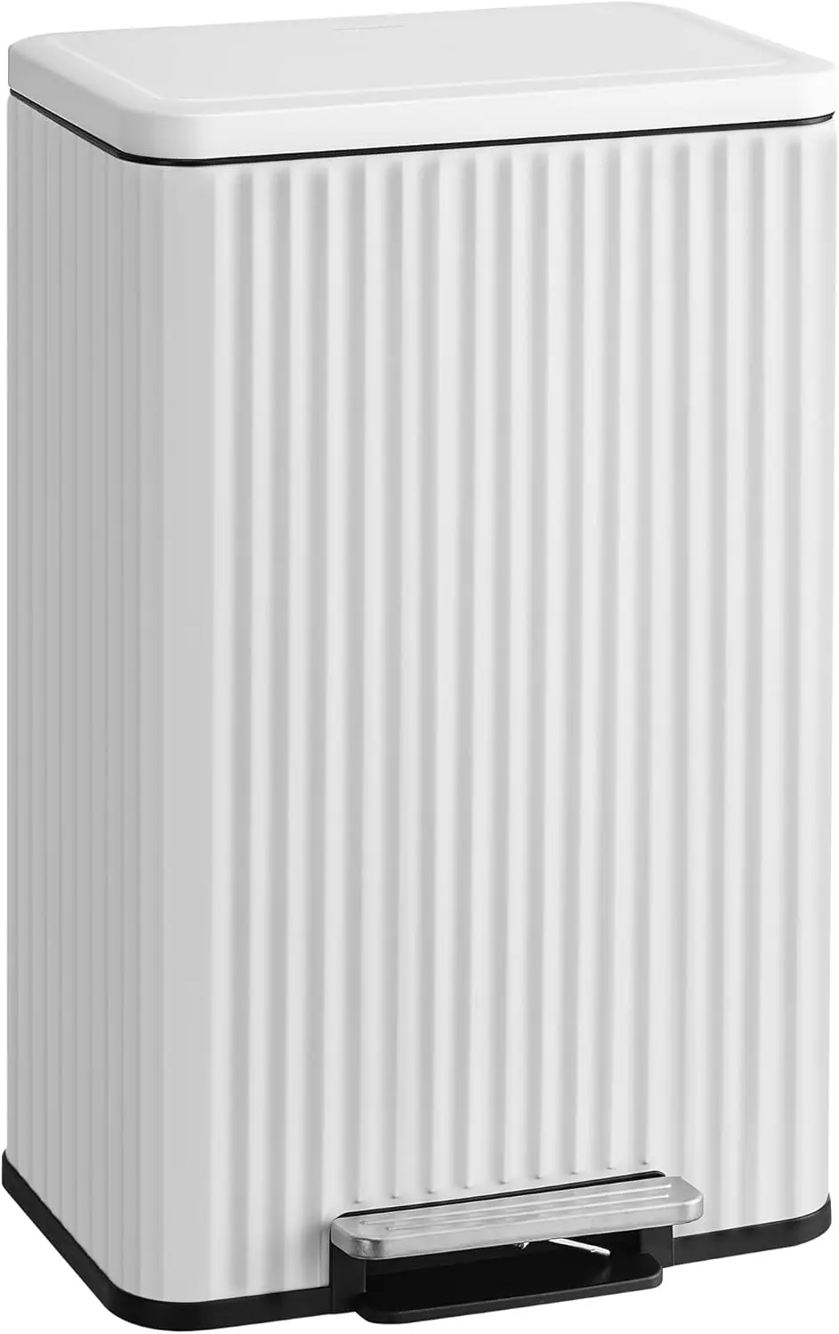 13 Gallon Kitchen Trash Can with Lid, Pedal, and Soft Close, Stainless Steel, Includes 15 Bags
13 Gallon Kitchen Trash Can with Lid, Pedal, and Soft Close, Stainless Steel, Includes 15 Bags