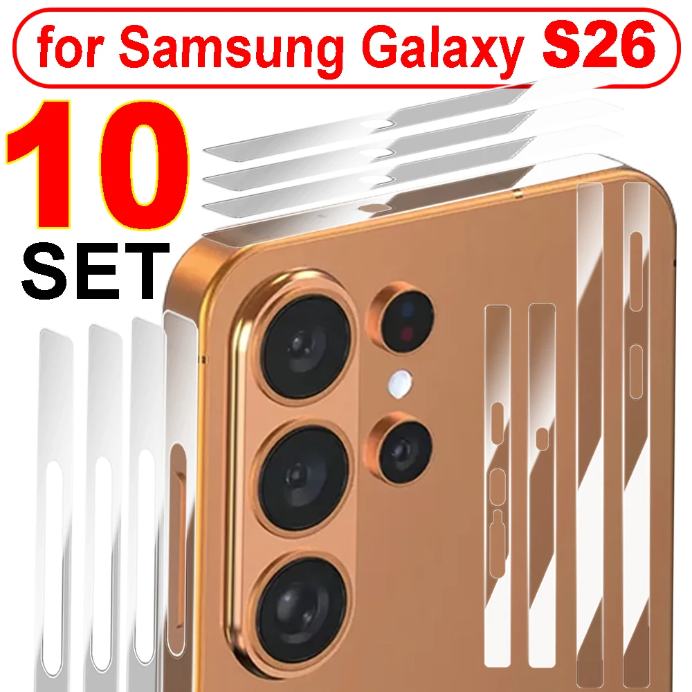 2/4/6/10 комплектов HD-пленок для защиты краев для Samsung Galaxy S26 Ultra S26 Plus, пылезащитная гидрогелевая пленка-наклейка для рамки
2/4/6/10 комплектов HD-пленок для защиты краев для Samsung Galaxy S26 Ultra S26 Plus, пылезащитная гидрогелевая пленка-наклейка для рамки