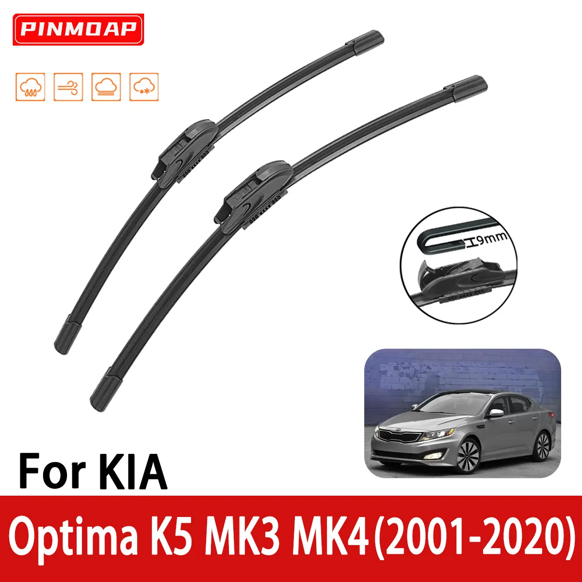 Car Wiper Rubber for KIA Optima K5 MK3 MK4 Front Blade Brushes Cutter Automobiles Parts Accessorie Windscreen Wipers Wear Parts
Car Wiper Rubber for KIA Optima K5 MK3 MK4 Front Blade Brushes Cutter Automobiles Parts Accessorie Windscreen Wipers Wear Parts