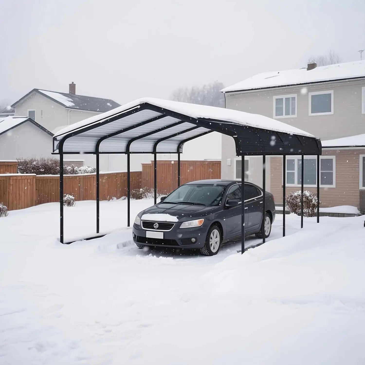 12x20FT Metal Carport Kits, Heavy Duty Car Ports on Clearance with Galvanized Metal Roof, Outdoor Garage Car Shelter, Custom
12x20FT Metal Carport Kits, Heavy Duty Car Ports on Clearance with Galvanized Metal Roof, Outdoor Garage Car Shelter, Custom