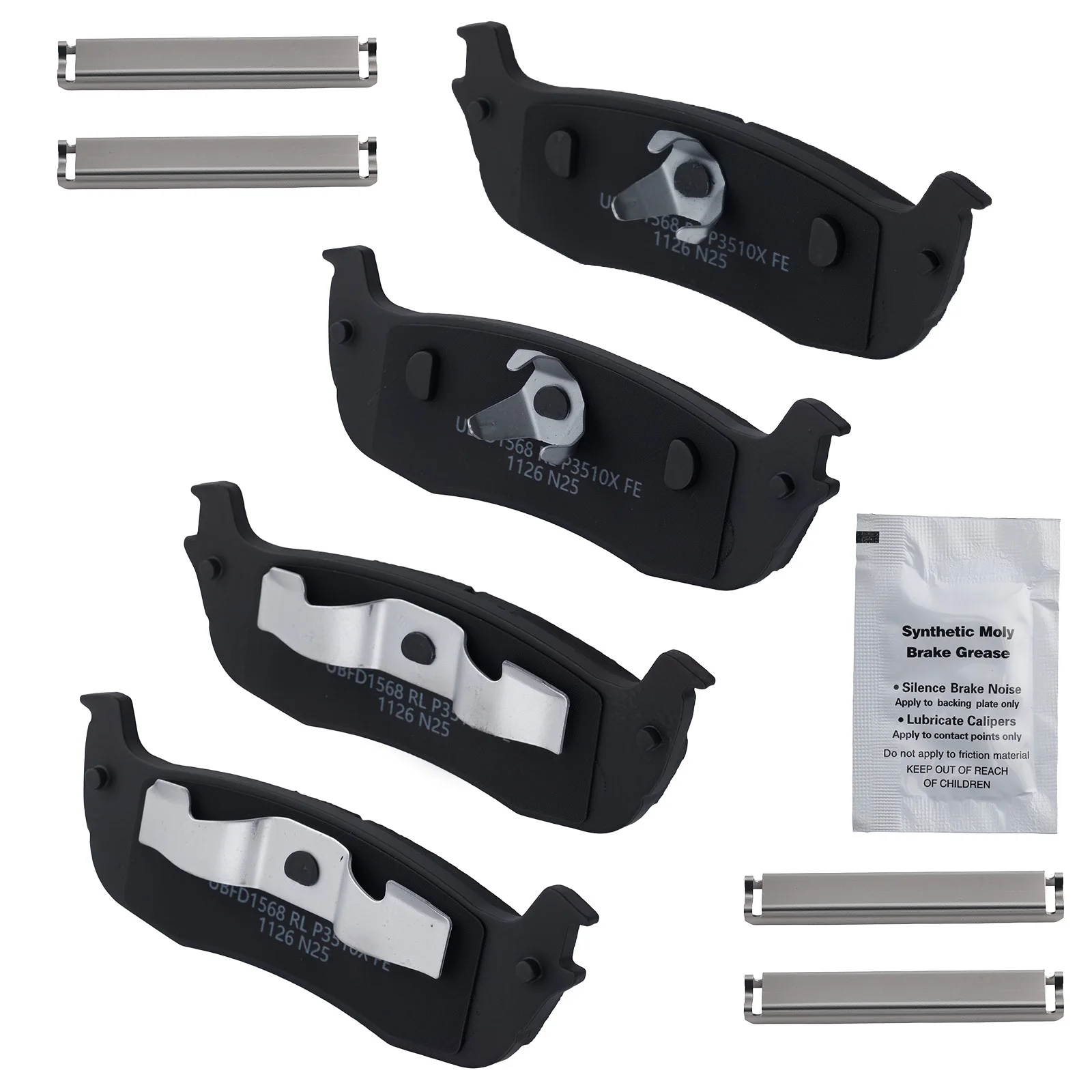 Rear L&R Brake Pads for Lincoln Town Car Navigator Blackwood Ford F-150 F-250
Rear L&R Brake Pads for Lincoln Town Car Navigator Blackwood Ford F-150 F-250