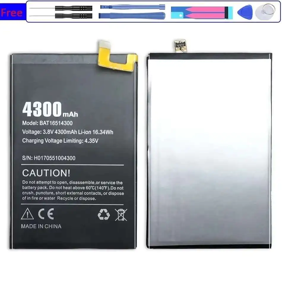 4300 мАч BAT16514300 долговечный аккумулятор для мобильного телефона Doogee Y6 Max Y6Max, легкий
4300 мАч BAT16514300 долговечный аккумулятор для мобильного телефона Doogee Y6 Max Y6Max, легкий