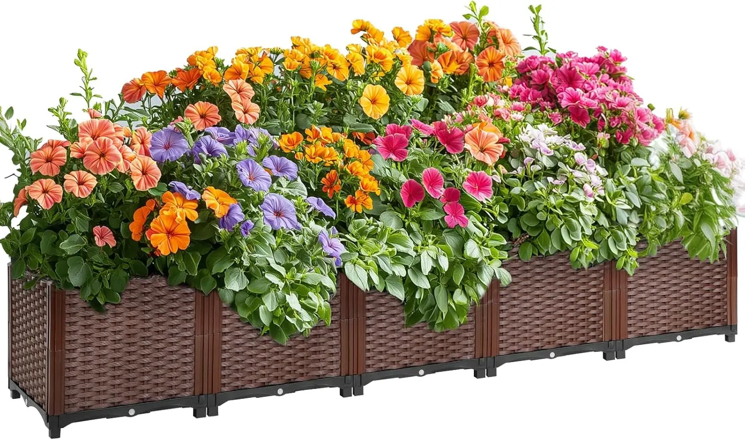 Raised Garden Beds Outdoor Self-Watering, Large Garden Planter Box With Drain Outlet, Elevated Rectangular Raised Beds for Garde
Raised Garden Beds Outdoor Self-Watering, Large Garden Planter Box With Drain Outlet, Elevated Rectangular Raised Beds for Garde