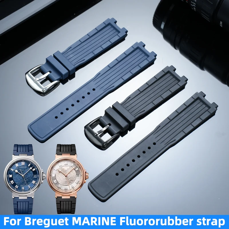 Fluororubber watch strap For Breguet Marine 5517 5527 5547, Premium Waterproof Sport FKM rubber Band Wristband with Steel Buckle
Fluororubber watch strap For Breguet Marine 5517 5527 5547, Premium Waterproof Sport FKM rubber Band Wristband with Steel Buckle