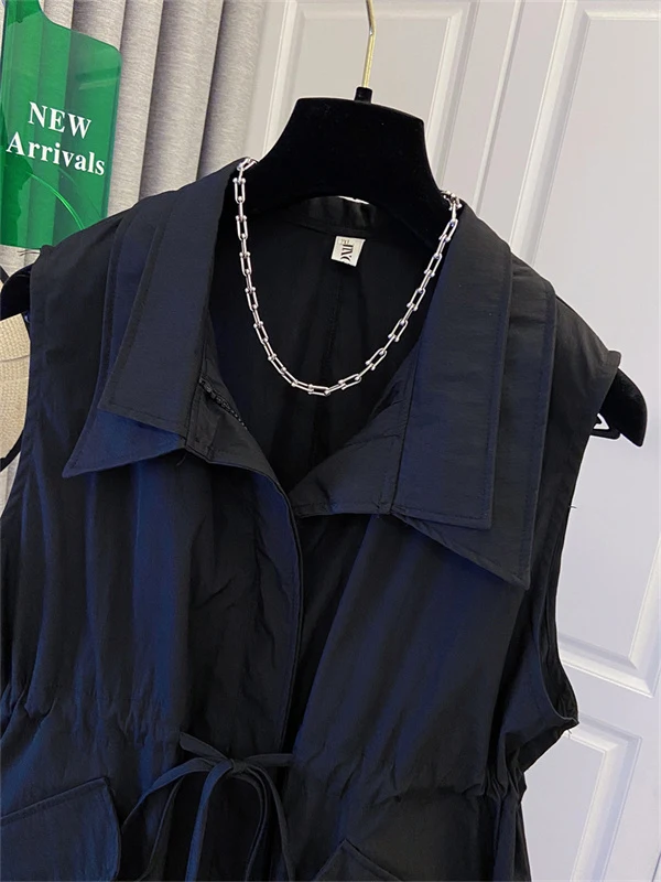 Женский свободный тонкий жилет Ele Bla, летний кардиган с воротником irt, рабочая одежда Sle Faion Sle 2023, новинка ...
Женский свободный тонкий жилет Ele Bla, летний кардиган с воротником irt, рабочая одежда Sle Faion Sle 2023, новинка ...