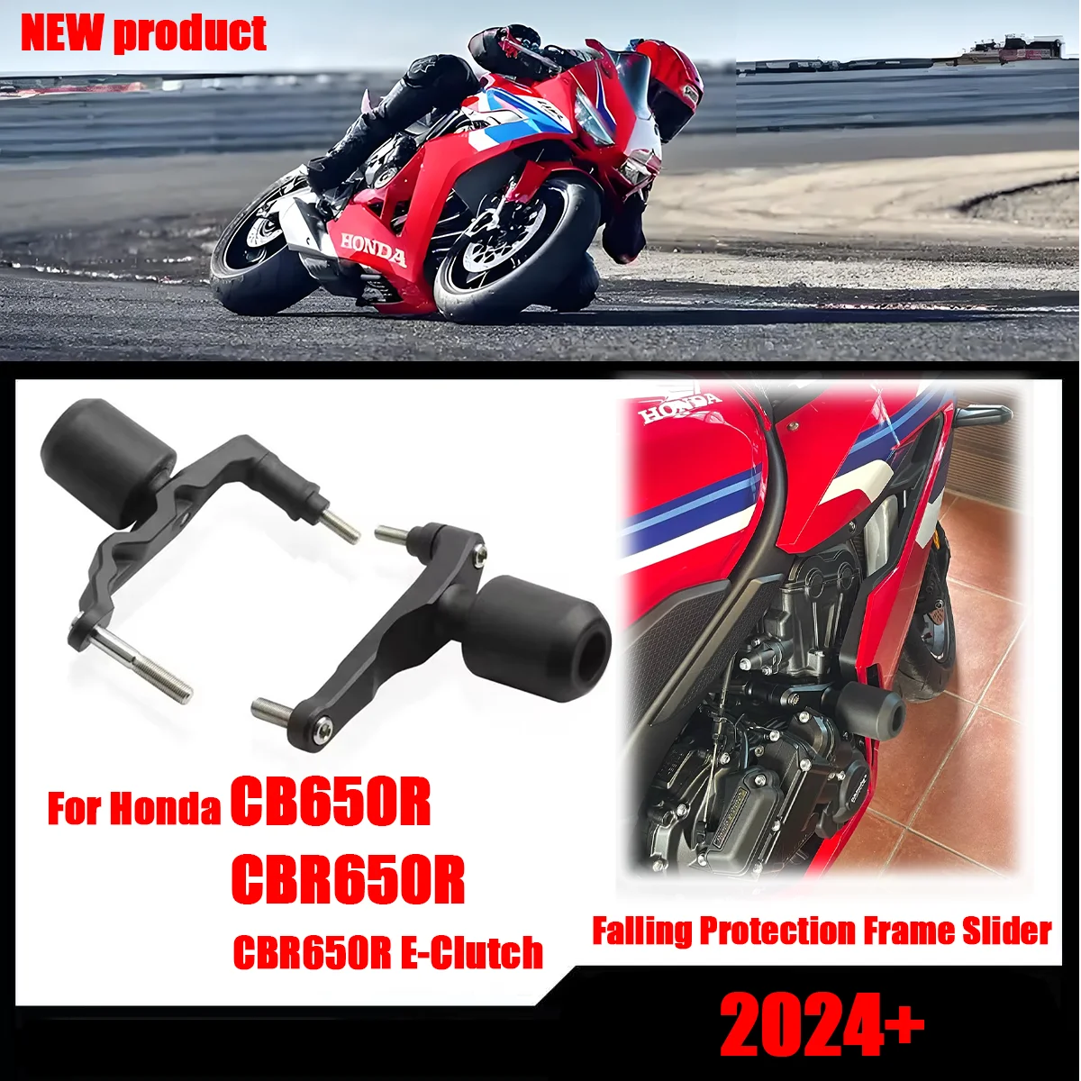 CBR650R 2024 For Honda CB650R CBR650R E-Clutch 2024 Motorcycle Falling Protection Frame Slider Fairing Guard Crash Pad Protector
CBR650R 2024 For Honda CB650R CBR650R E-Clutch 2024 Motorcycle Falling Protection Frame Slider Fairing Guard Crash Pad Protector