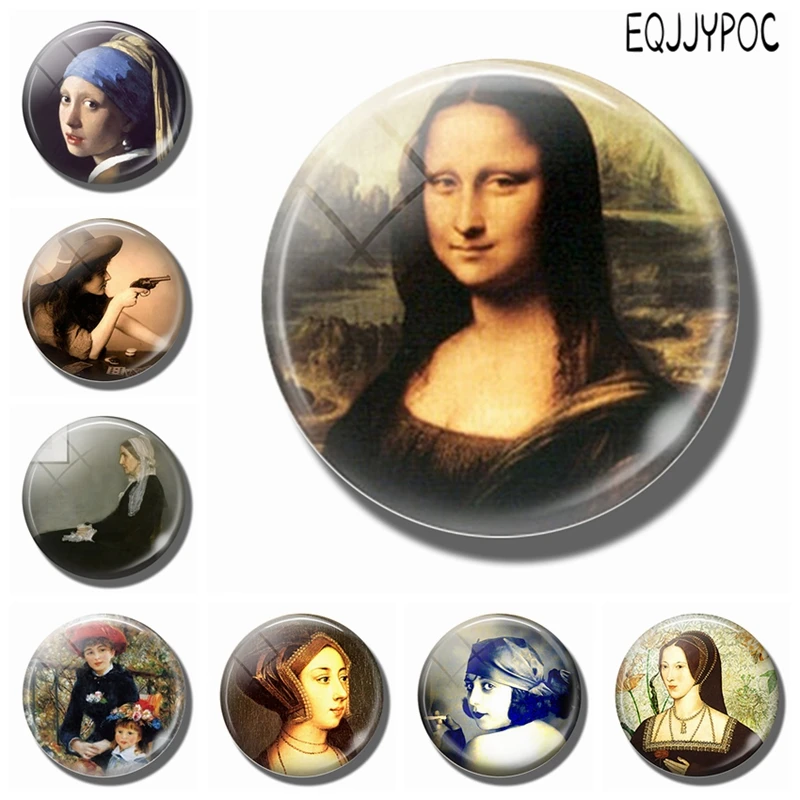 Home Decor 30MM Glass Fridge Stickers Magnet Decoration Art Women In Famous Paintings Refrigerator Magnets
Home Decor 30MM Glass Fridge Stickers Magnet Decoration Art Women In Famous Paintings Refrigerator Magnets