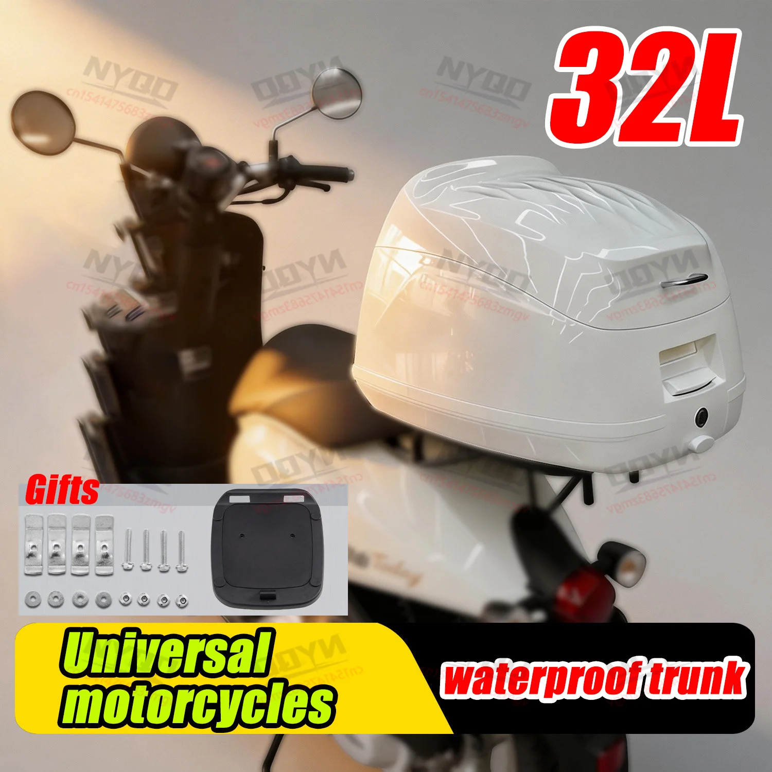 Universal Retro Motorcycle Trunk Electric Vehicle Trunk Anti Shake Thick Large Capacity Waterproof Toolbox Detachable Large
Universal Retro Motorcycle Trunk Electric Vehicle Trunk Anti Shake Thick Large Capacity Waterproof Toolbox Detachable Large