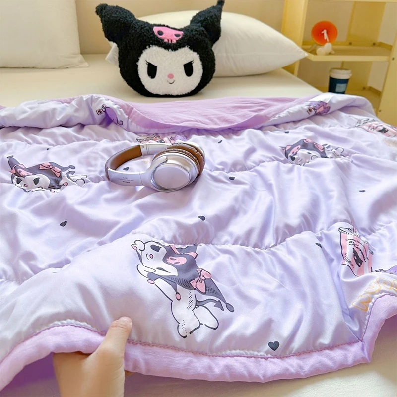 Sanrio Cinnamoroll Hello Kitty Anime Kawaii Soft Quilt Summer Cute Kuromi Cool Children Comforter Blanket Cover Gifts for Girls
Sanrio Cinnamoroll Hello Kitty Anime Kawaii Soft Quilt Summer Cute Kuromi Cool Children Comforter Blanket Cover Gifts for Girls