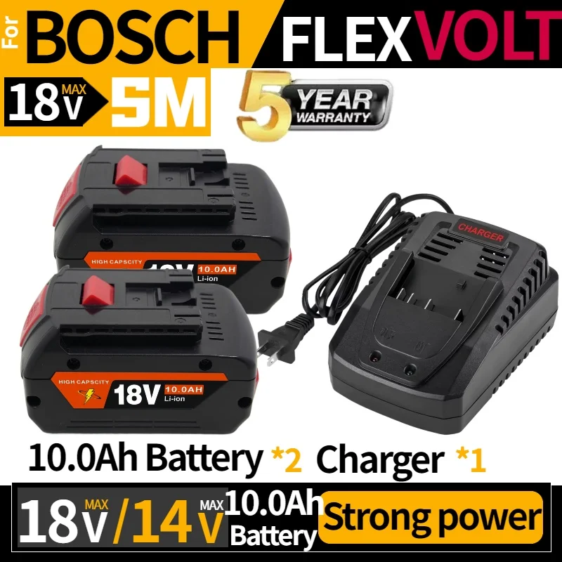 For BOSCH 18V Original Lithium BatteryReplaceable BOSCH Battery Pack⚡6.0AH Original Tool Rechargeable BatteryUltra long life
For BOSCH 18V Original Lithium BatteryReplaceable BOSCH Battery Pack⚡6.0AH Original Tool Rechargeable BatteryUltra long life