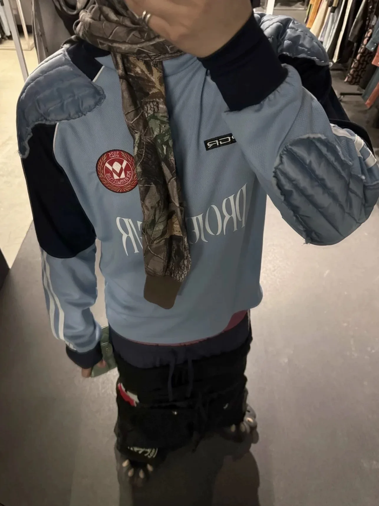 Project 25ss Armored Pad oulder Casual Long Sve Retro Sle Me Top ex Cotton Polyester Blend Comfortable T-irt
Project 25ss Armored Pad oulder Casual Long Sve Retro Sle Me Top ex Cotton Polyester Blend Comfortable T-irt