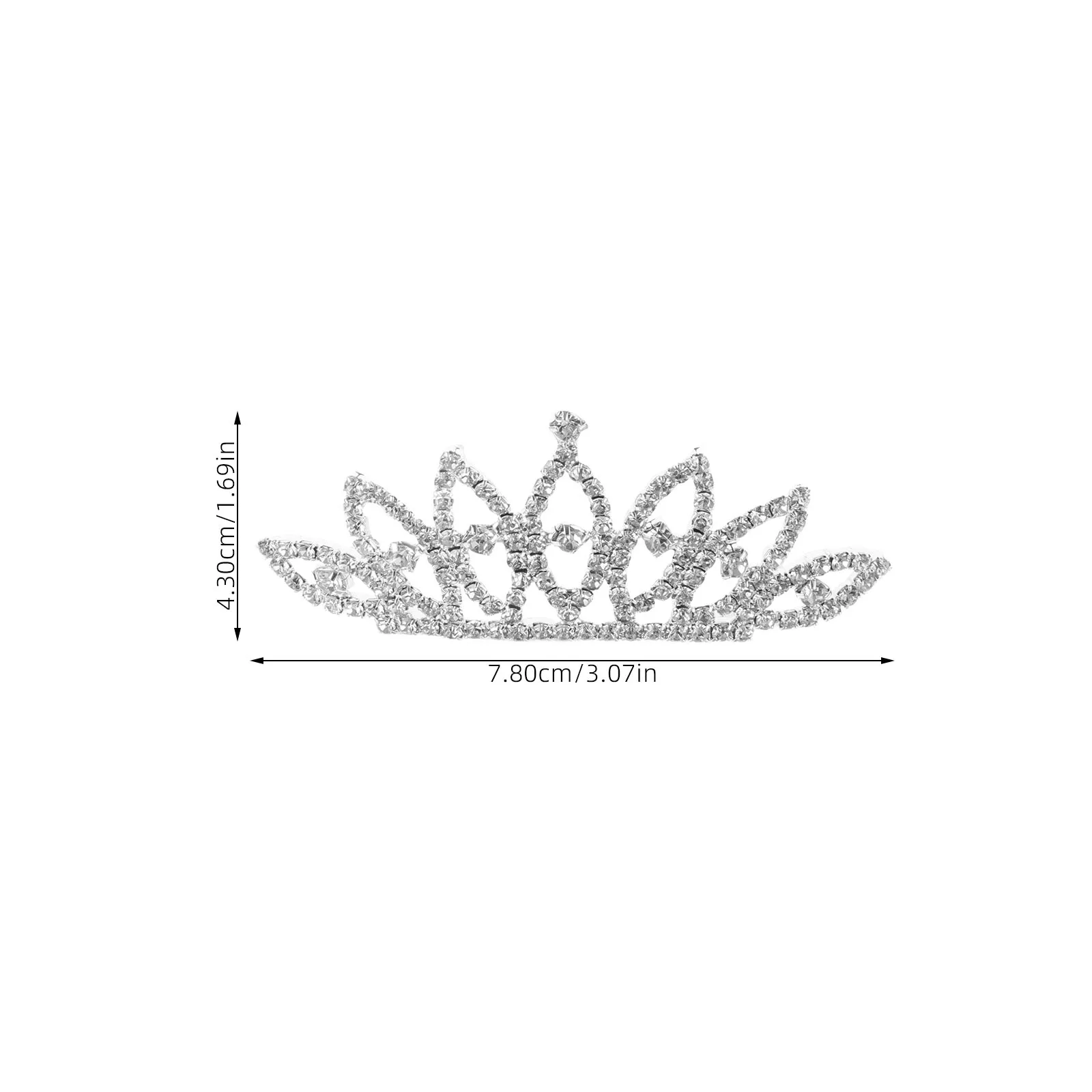 Rhinestone Comb Tiara Crown for Child Lightweight Durable Kids Jewelry Daily Wear Cosplay Party Elegant Design Hair Accessory
Rhinestone Comb Tiara Crown for Child Lightweight Durable Kids Jewelry Daily Wear Cosplay Party Elegant Design Hair Accessory