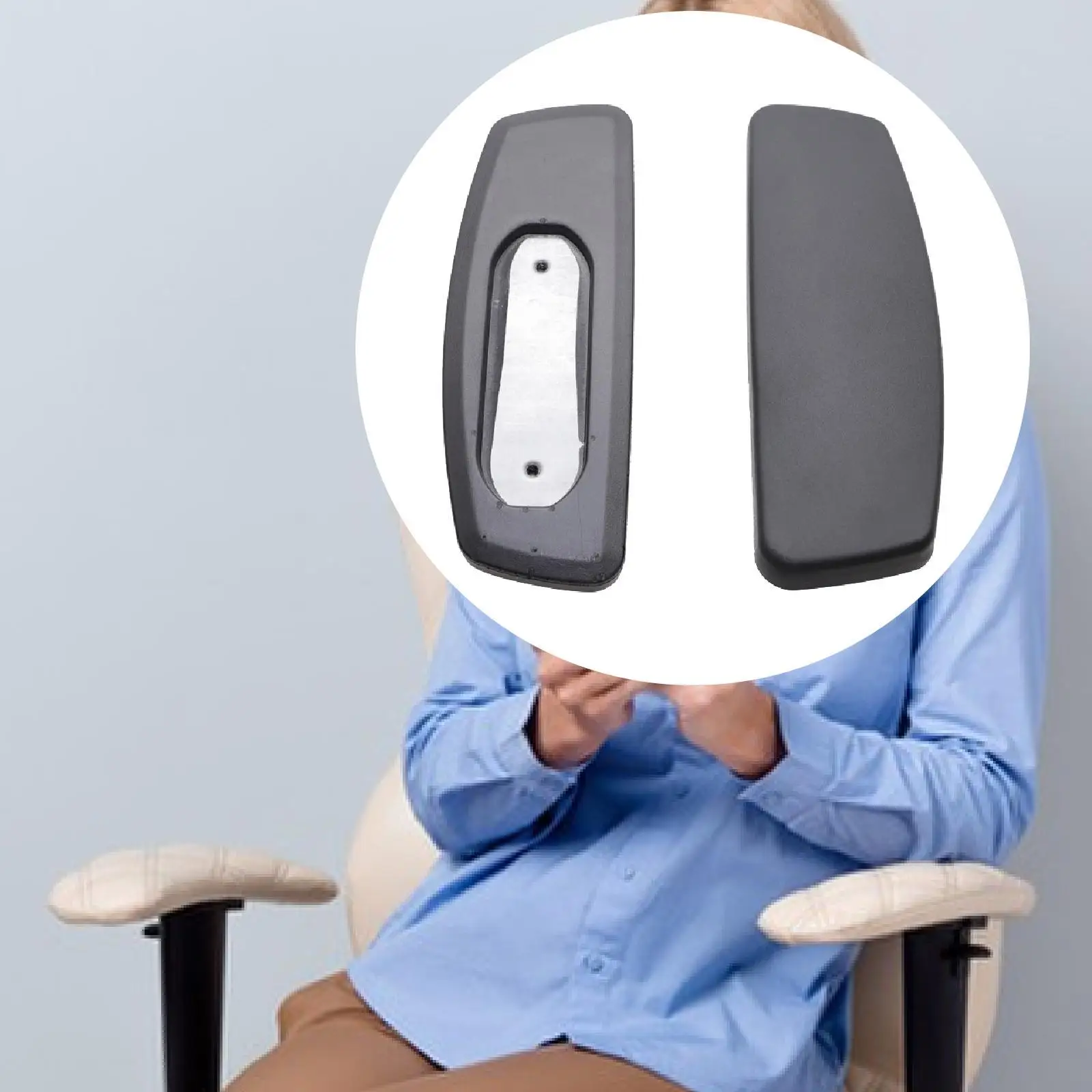 2x Office Chair Replacement Armrest Pads Dining Room Armchair Armrest Covers
2x Office Chair Replacement Armrest Pads Dining Room Armchair Armrest Covers