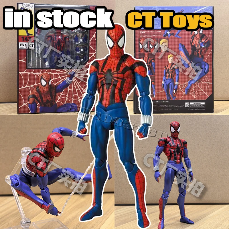 In Stock Ct Toys Spiderman Mafex 143 Ben Reilly Comic Ver The Amazing Spider-Man 001 Anime Action Figure Figurine Toy Model Gift
In Stock Ct Toys Spiderman Mafex 143 Ben Reilly Comic Ver The Amazing Spider-Man 001 Anime Action Figure Figurine Toy Model Gift