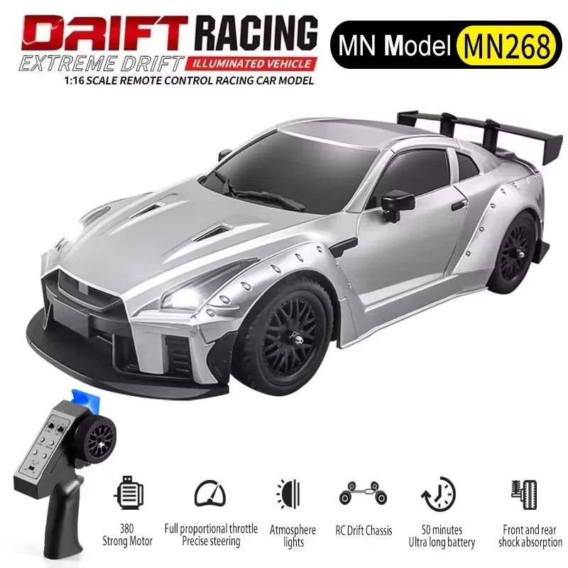 MN 268 1:16 Full Scale Remote Control Car Drift Racing 2.4G High Speed Vehicle Sports Trucks Race Cars Model Toy Kids Adult Gift
MN 268 1:16 Full Scale Remote Control Car Drift Racing 2.4G High Speed Vehicle Sports Trucks Race Cars Model Toy Kids Adult Gift
