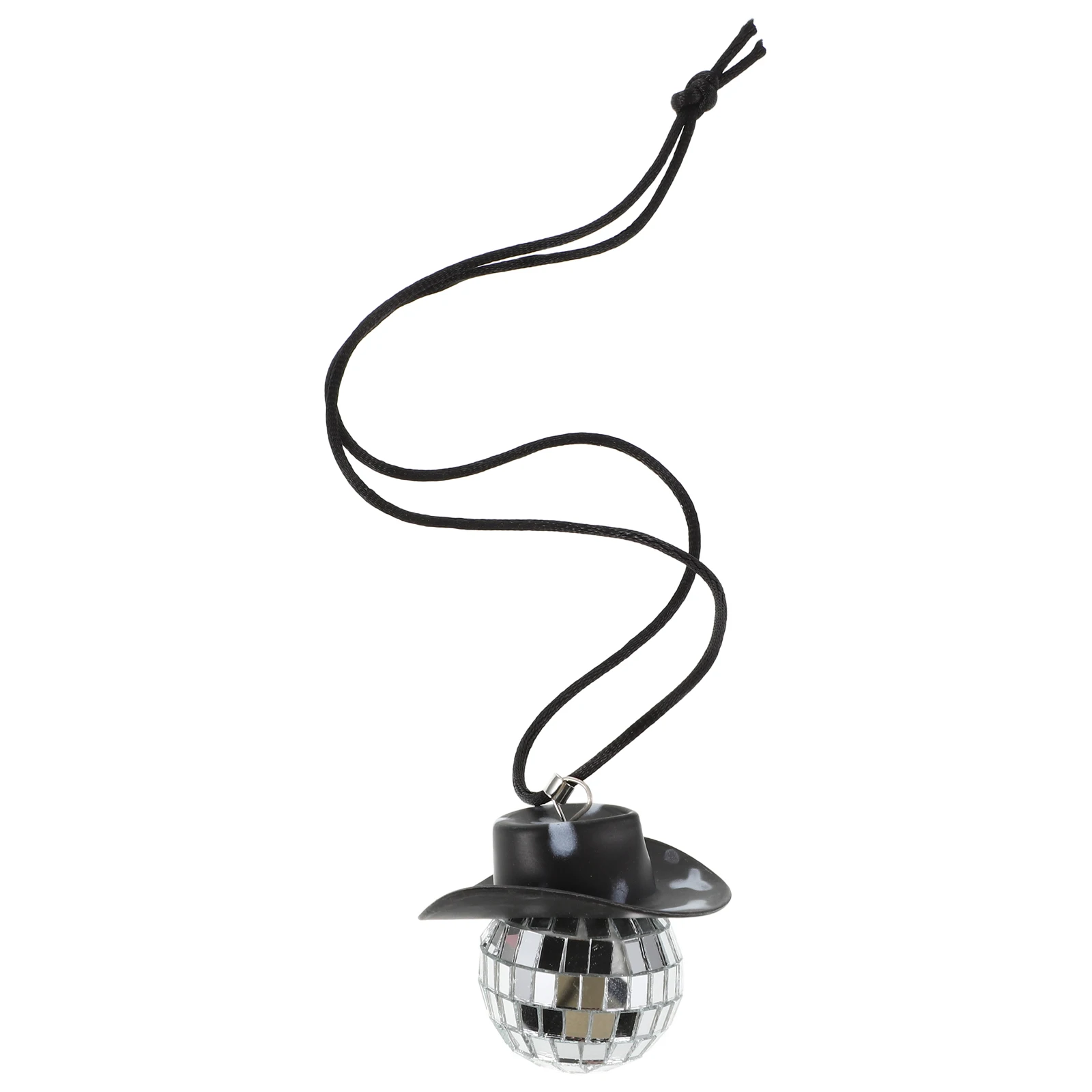 Creative Car Pendant 4CM Rope Black Cowgirl Hat Mirrored Glass Ball Hanging Accessories Car Rear View Mirror
Creative Car Pendant 4CM Rope Black Cowgirl Hat Mirrored Glass Ball Hanging Accessories Car Rear View Mirror