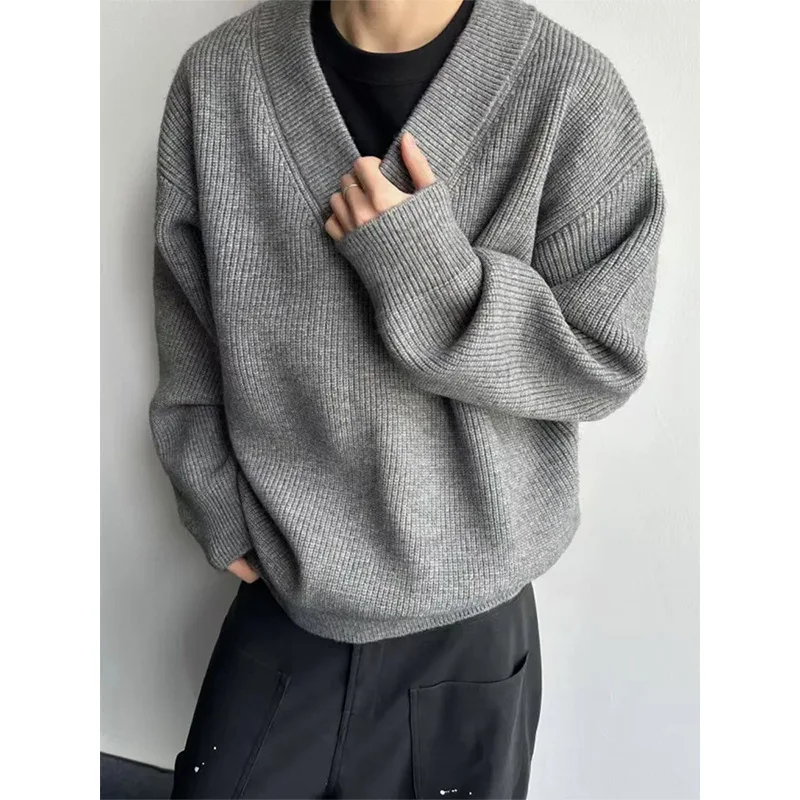 American Retro V-Neck Sweater For Men, Spring And Autumn New Trendy Brand, Lazy Knitted Cardigan, Layered Wear, Inner Layer,
American Retro V-Neck Sweater For Men, Spring And Autumn New Trendy Brand, Lazy Knitted Cardigan, Layered Wear, Inner Layer,
