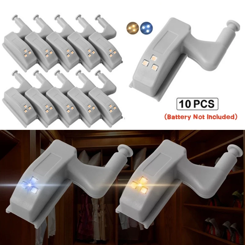 10Pcs Universal LED Inner Hinge Lamp Cabinet Induction Lights Wardrobe Cupboard Sensor Lights Bedroom Kitchen Closet Night Lamp
10Pcs Universal LED Inner Hinge Lamp Cabinet Induction Lights Wardrobe Cupboard Sensor Lights Bedroom Kitchen Closet Night Lamp